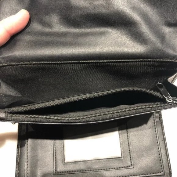 Black Faux Leather Wallet - Picture 10 of 13